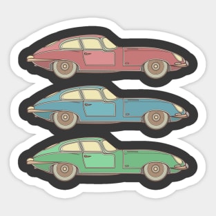 Vintage Sport Car Sticker